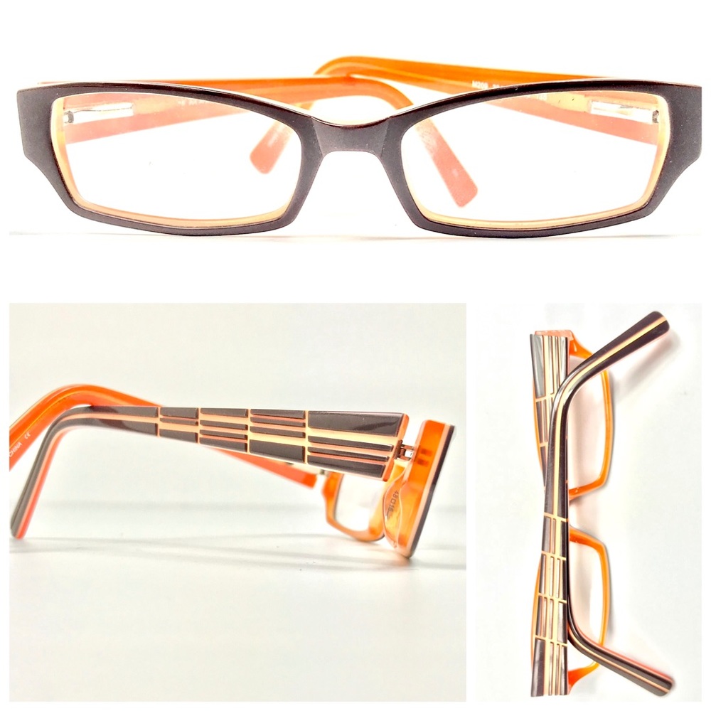 MARCHON Eyeglasses Frames M-209 Brown/Orange
